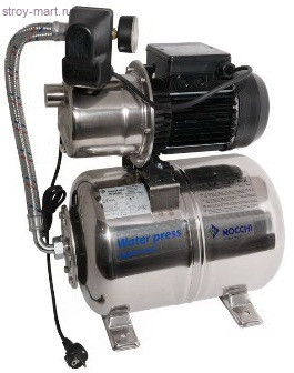 Насосная станция с горизонтальным расширительным баком на 24 л WATERPRESS SUPERINOX 60/50 C Насосная станция с горизонтальным расширительным баком на 24 л WATERPRESS SUPERINOX 60/50 C