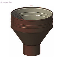 МП Воронка выпускная,D185/150, RAL 8017 - С-000076222