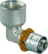 Угольник МП латунь MLC Дн 25х3/4 ВР пресс Uponor 1014757 - 027-6757