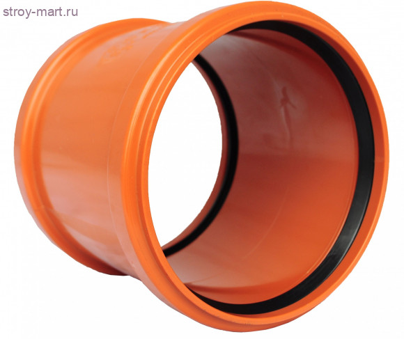 Муфта НПВХ коричневый ремонтн Дн 160 б/нап в комплекте - 027-1630 Муфта НПВХ коричневый ремонтн Дн 160 б/нап в комплекте - 027-1630
