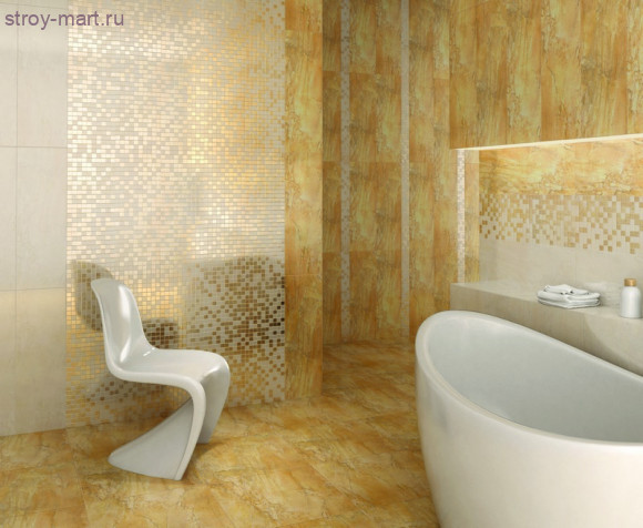 Золотой водопад Плитка настенная светлый 12018 25х75 Золотой водопад Плитка настенная светлый 12018 25х75