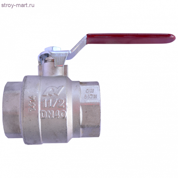 Кран шаровой латунь Idro 1505 Ду 40 ВР/ВР полный проход рычаг STC 1505 - 4606034045664 Кран шаровой латунь Idro 1505 Ду 40 ВР/ВР полный проход рычаг STC 1505 - 4606034045664