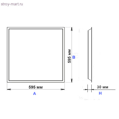 Светильник универсальный ДВО-0101-036-40/prisma 36Вт SMD/96, 3800 Лм (Люмсвет) - С-000118614 Светильник универсальный ДВО-0101-036-40/prisma 36Вт SMD/96, 3800 Лм (Люмсвет) - С-000118614