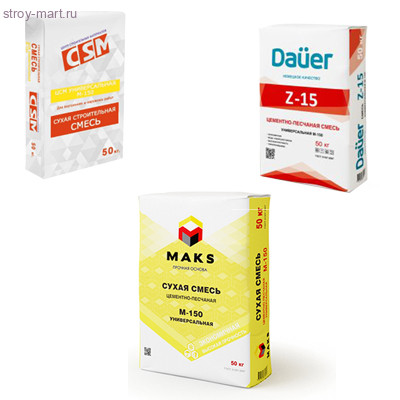 Смесь М-150 (Универсальная) 50 кг (40 шт/под) ПМД до -15 - С-000102666