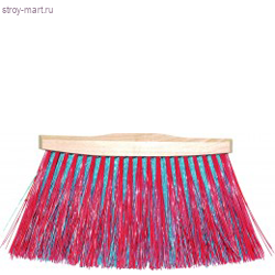 Метла уличная, дер. основа, резьба, шир. 250 мм, щет. 140 мм (5304250/) - С-000078504