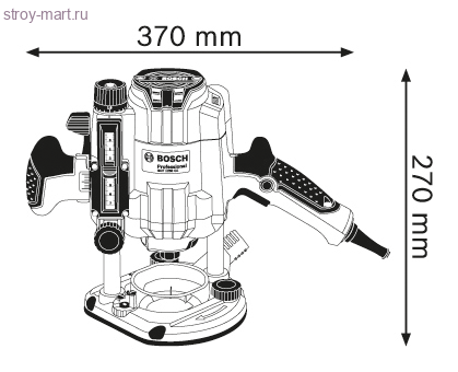 Вертикальная фрезерная машина Bosch GOF 1250 CE Professional - 601626000