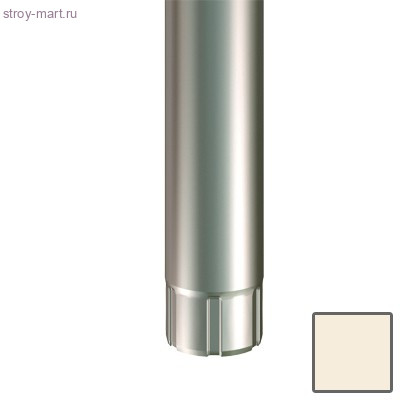 Lindab, Водосточная труба 100 мм*3 м (001) RAL 9002 белый - С-000050608 Lindab, Водосточная труба 100 мм*3 м (001) RAL 9002 белый - С-000050608