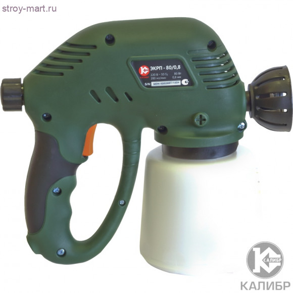 Эл. краскопульт "Калибр ЭКРП- 80/0,8" Эл. краскопульт "Калибр ЭКРП- 80/0,8"
