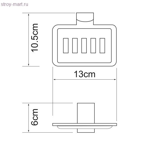 К-5069 Мыльница решетка - 001-0228 К-5069 Мыльница решетка - 001-0228