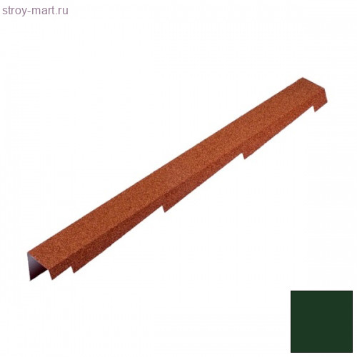 Фронтонная (торцевая) планка левая Decra Classic L=1250 (1110*) мм Хвойный лес - С-000113344 Фронтонная (торцевая) планка левая Decra Classic L=1250 (1110*) мм Хвойный лес - С-000113344