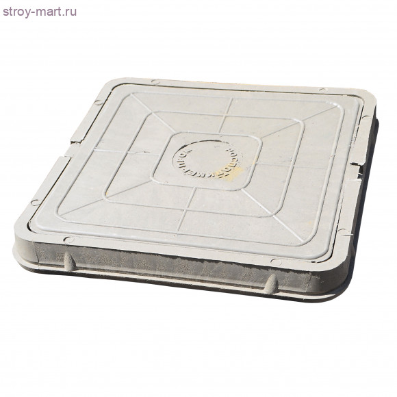 Люк полимер тип Л серый квадратный 685х60 30кН - 4606034138762