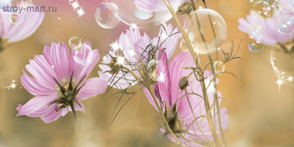 Космея Декор 10-04-85-165-2 25х50 (панно 2ч) Космея Декор 10-04-85-165-2 25х50 (панно 2ч)