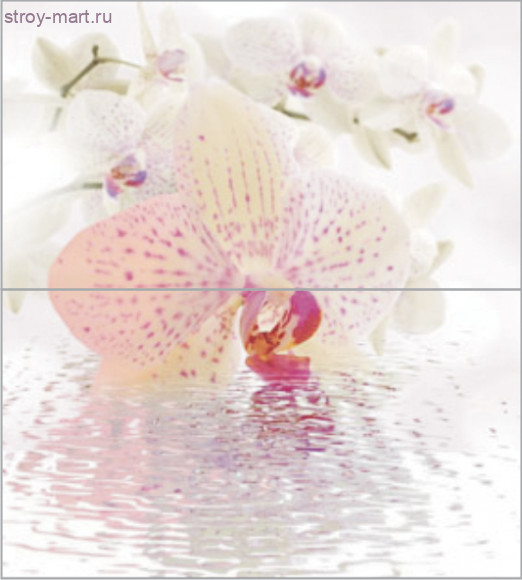 Dec Orchid Panno (панно из 2-х шт) КПН16Orchid 50х45 Dec Orchid Panno (панно из 2-х шт) КПН16Orchid 50х45