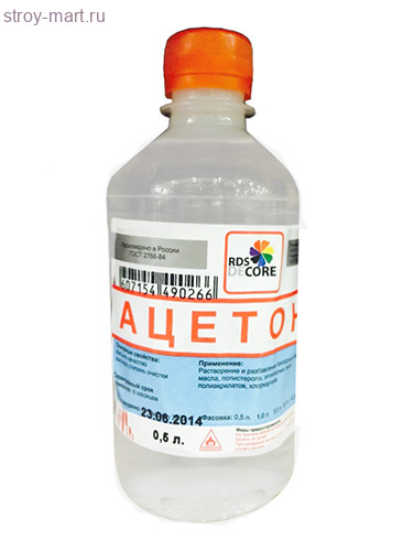 Ацетон технический «RDS Decor» (ГОСТ) 5л . - С-000082079 Ацетон технический «RDS Decor» (ГОСТ) 5л . - С-000082079