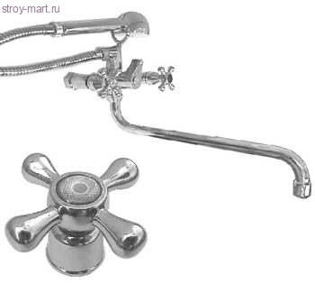 Смеситель для ванны Costa2 к/затвор дл/излив Serra - 4606034170731 Смеситель для ванны Costa2 к/затвор дл/излив Serra - 4606034170731