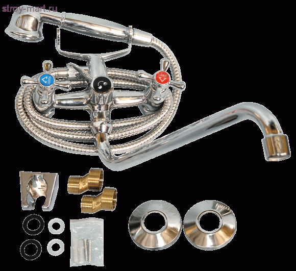 Смеситель для ванны Costa2 к/затвор дл/излив Serra - 4606034170731 Смеситель для ванны Costa2 к/затвор дл/излив Serra - 4606034170731