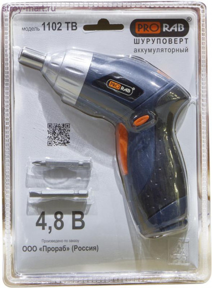 Аккумуляторная дрель-шуруповерт Prorab 1102 TВ Аккумуляторная дрель-шуруповерт Prorab 1102 TВ