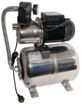 Насосная станция с горизонтальным расширительным баком на 24 л WATERPRESS SUPERINOX 120/60 C