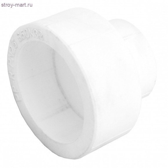 Муфта PP-R переходн белый Дн 50х20 ПК Контур - 027-4433 Муфта PP-R переходн белый Дн 50х20 ПК Контур - 027-4433