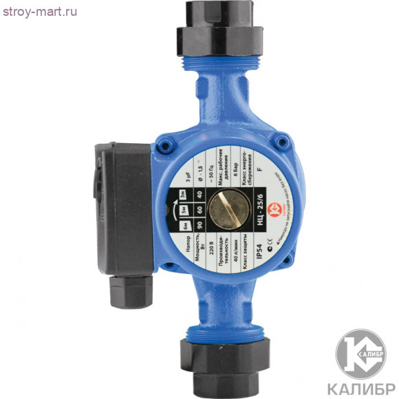 Эл. насос циркуляционный "Калибр НЦ-25/6" Эл. насос циркуляционный "Калибр НЦ-25/6"