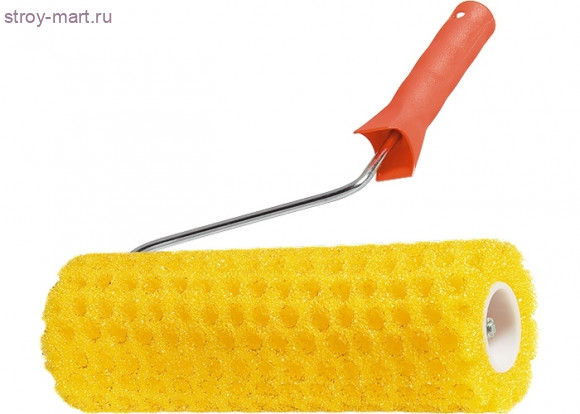 Валик «Matrix» 70х190мм, структурный горошек поролон, бюгель 6мм, с ручкой / 80222 - С-000076685