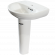 Умывальник Victoria-56 белый с пьедесталом 1 отверстие 2 величины б/комплекта Roca 7.3273.9.400.0,7.3373.9.000.0 Умывальник Victoria-56 белый с пьедесталом 1 отверстие 2 величины б/комплекта Roca 7.3273.9.400.0,7.3373.9.000.0