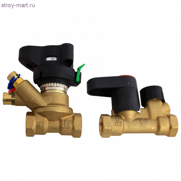 Комплект клапанов балансировочных MSV-BD/MSV-S Ду 50 Ру20 ручной ВР/ВР Danfoss 003Z4056