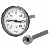 Термометр биметаллический L=40 Дк63 осевой G1/2B 120C А50.20 Wika 12012891