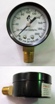 Комплектующие для систем аэрации AIR PUMP - HD-Gauge 0-200