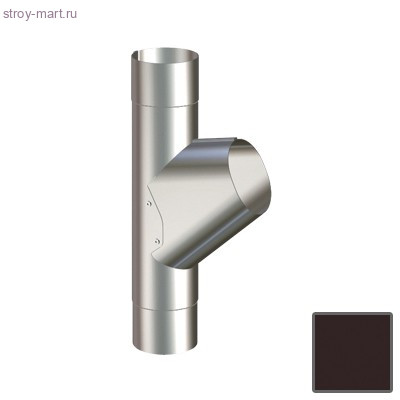 Lindab, Тройник 90мм, (387) RAL 8019 Темно-коричневый - С-000107701 Lindab, Тройник 90мм, (387) RAL 8019 Темно-коричневый - С-000107701