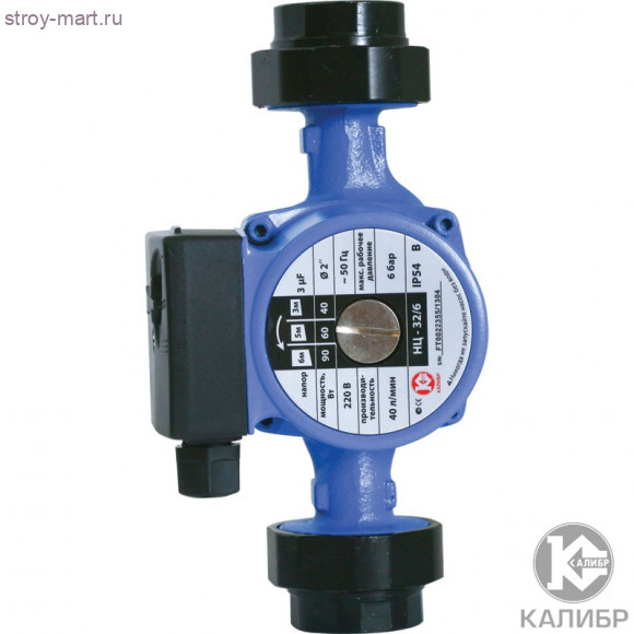 Эл. насос циркуляционный "Калибр НЦ-32/6" Эл. насос циркуляционный "Калибр НЦ-32/6"