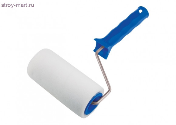 Валик «Сибртех», поролон, 48х250 мм, бюгель 6 мм, с ручкой, Россия / 80104 - С-000133772