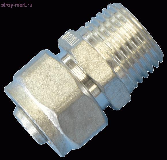 Муфта МП латунь Дн 16х3/8 НР пресс Comap 72433139 - 027-3517 Муфта МП латунь Дн 16х3/8 НР пресс Comap 72433139 - 027-3517