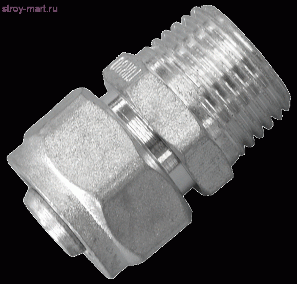 Муфта МП латунь Дн 16х3/8 НР пресс Comap 72433139 - 027-3517 Муфта МП латунь Дн 16х3/8 НР пресс Comap 72433139 - 027-3517