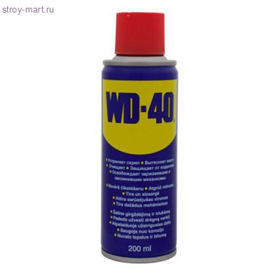 Средство универсальное «WD-40" 200 мл, (36 шт/уп.) / WD-0001 - С-000096709 Средство универсальное «WD-40" 200 мл, (36 шт/уп.) / WD-0001 - С-000096709