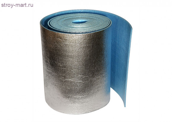 Рулон из всп полиэтилена, фольгир 3мм*1,2м*30м, в уп 36 м2, Изоком ПФ 3 Рулон из всп полиэтилена, фольгир 3мм*1,2м*30м, в уп 36 м2, Изоком ПФ 3