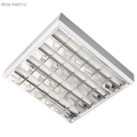 Светильник SVA 4х18 накладной, с зеркальным алюм. отражателем, эпра (2 шт./уп.) (Албес) - С-000107570 Светильник SVA 4х18 накладной, с зеркальным алюм. отражателем, эпра (2 шт./уп.) (Албес) - С-000107570