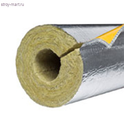 Цилиндры мин. с покрытием из ал/фольги с нахлестом Paroc Hvac Section AluCoat T 89*20мм*1200мм - С-000099165