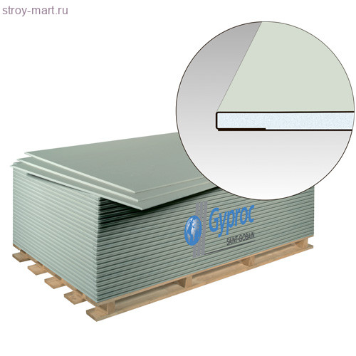 Гипсокартон «Gyproc» 12,5х1200*3000 прямая кромка (50 листов/уп.) (арт. 88522) - С-000033657 Гипсокартон «Gyproc» 12,5х1200*3000 прямая кромка (50 листов/уп.) (арт. 88522) - С-000033657