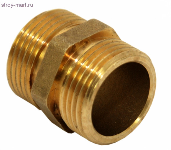 Ниппель латунь Ду 32 НР - 027-8258 Ниппель латунь Ду 32 НР - 027-8258