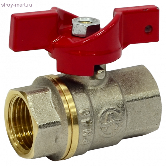 Кран шаровой латунь Ду25 м/м баб - 007-7380 Кран шаровой латунь Ду25 м/м баб - 007-7380