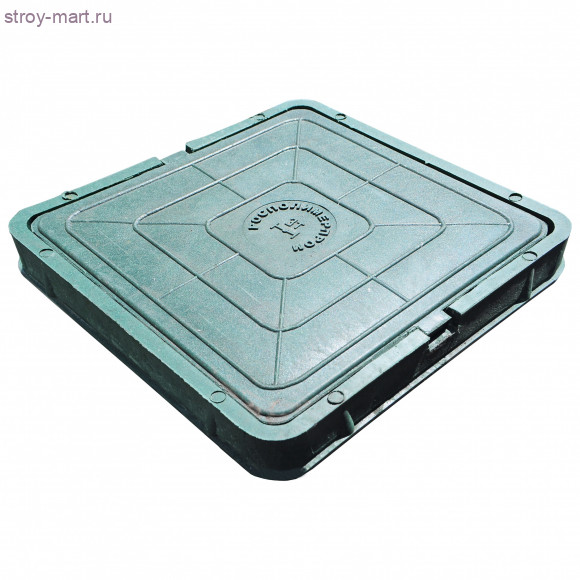 Люк полимер тип Л зелёный квадратный 685х60 30кН - 4606034138793 Люк полимер тип Л зелёный квадратный 685х60 30кН - 4606034138793