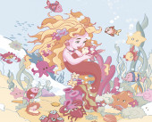 Sirena Панно (из 2-х штук) 40x50 Sirena Панно (из 2-х штук) 40x50