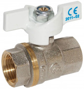 Кран шаровой латунь Faro 1204 Ду 25 ВР/ВР бабочка STC 1204 - 4606034047323 Кран шаровой латунь Faro 1204 Ду 25 ВР/ВР бабочка STC 1204 - 4606034047323