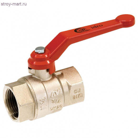 Кран шаровой латунь Idro 1501 Ду 100 ВР/ВР полный проход рычаг STC 1501 - 4606034045794 Кран шаровой латунь Idro 1501 Ду 100 ВР/ВР полный проход рычаг STC 1501 - 4606034045794