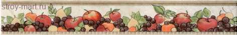 Сокровища Агры Бордюр фрукты STG\A132\6221 40х6