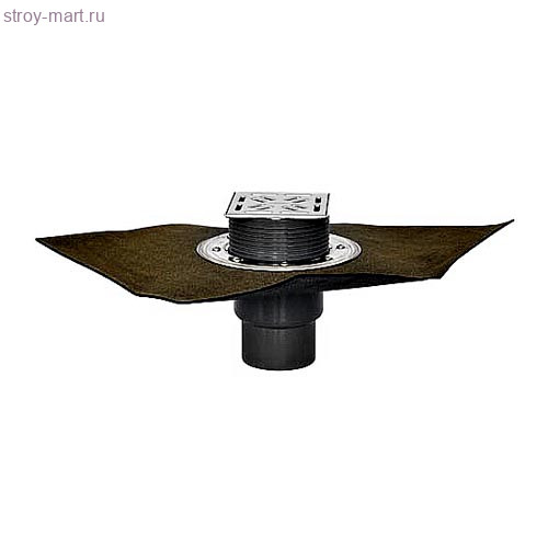 Корпус для трапов Дн 75/110 с решеткой из неж стали крепление Klik Klak HL 3100TН Корпус для трапов Дн 75/110 с решеткой из неж стали крепление Klik Klak HL 3100TН