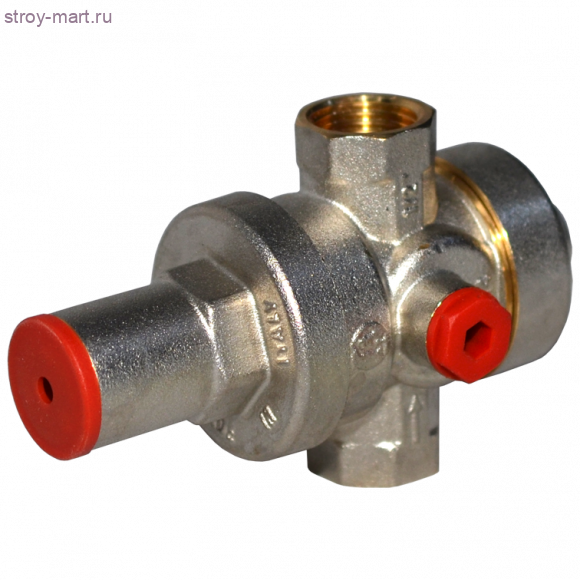 Регулятор давления с вых. под манометр R153P поршневой латунь с никел. покр. 1 ВР Ру23 1.0-5.5 бар Giacomini R153PX005 Регулятор давления с вых. под манометр R153P поршневой латунь с никел. покр. 1 ВР Ру23 1.0-5.5 бар Giacomini R153PX005