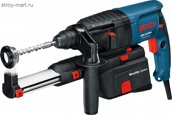 Перфоратор с пылеудалением, с патроном SDS-plus Bosch GBH 2-23 REA Professional - 611250500 Перфоратор с пылеудалением, с патроном SDS-plus Bosch GBH 2-23 REA Professional - 611250500