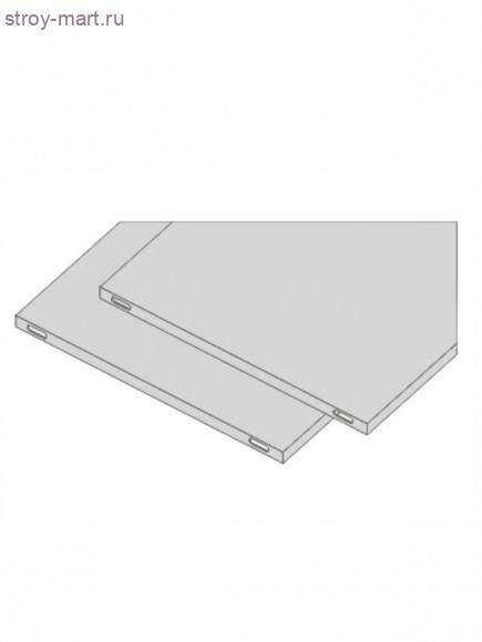 Металлическая полка 800х300 мм «Серебристая» (2шт.) Металлическая полка 800х300 мм «Серебристая» (2шт.)